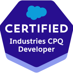Salesforce Certified Industries CPQ Developer