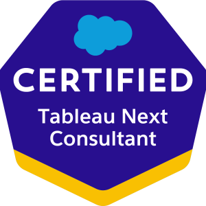 Salesforce Certified Tableau Next Consultant